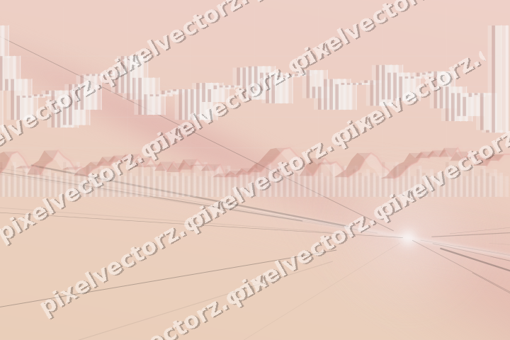 Soft pastel chart background in red and dark green