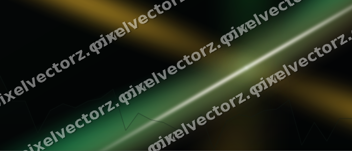Glowing neon chart background in green and amber