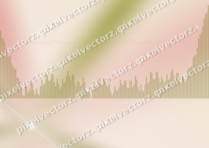 Soft pastel chart background in yellow and red