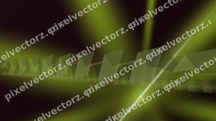 Glowing neon chart background in lime and pink