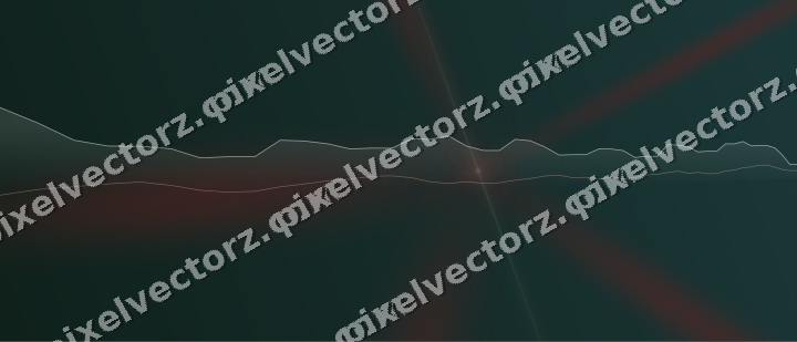 Glowing neon chart background in dark red and dark green