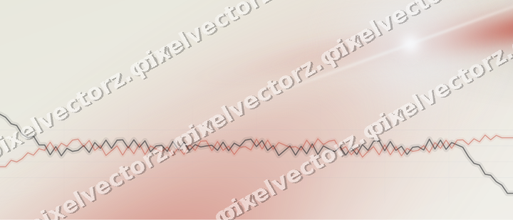 Soft pastel chart background in red and pale amber