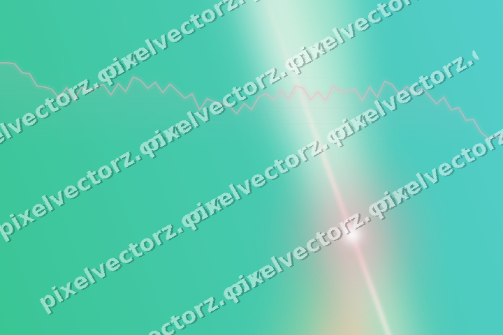 Glowing neon chart background in pale pink and pale amber
