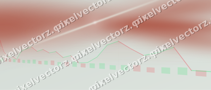 Soft pastel chart background in red and orange