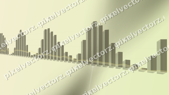 Soft pastel chart background in dark amber and yellow