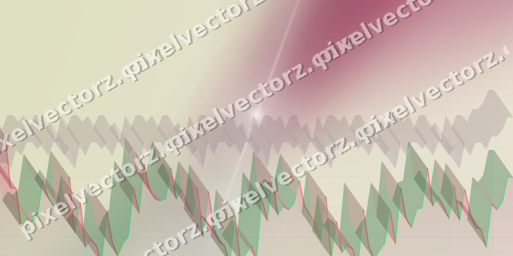 Soft pastel chart background in dark pink and green