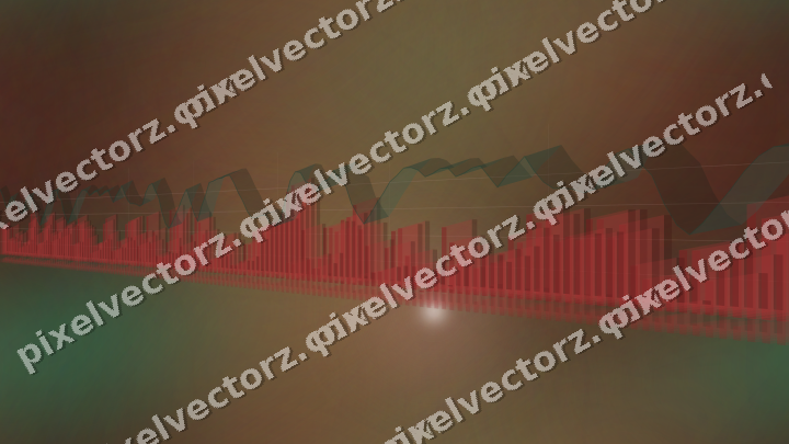 Nahtloser Neon Diagramm Hintergrund in Rot und Grün