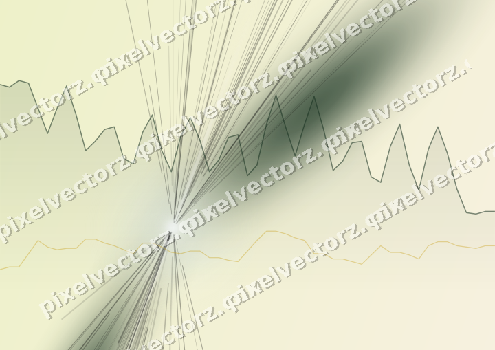 Soft pastel chart background in dark green and amber