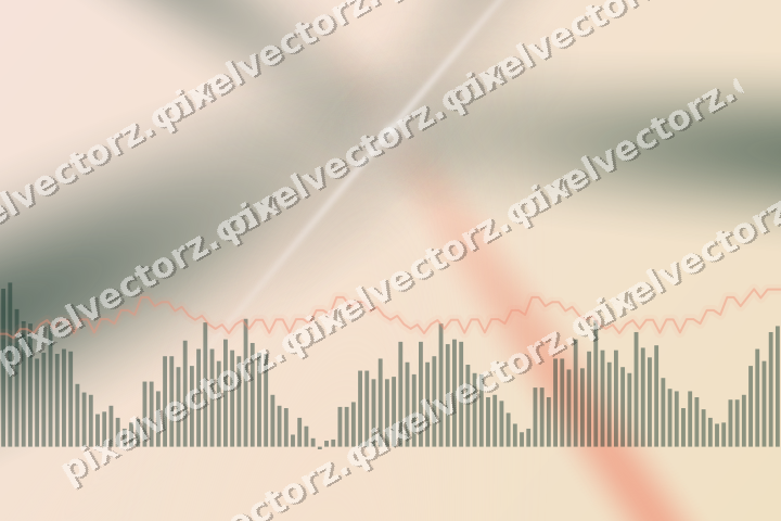 Soft pastel chart background in dark green and orange