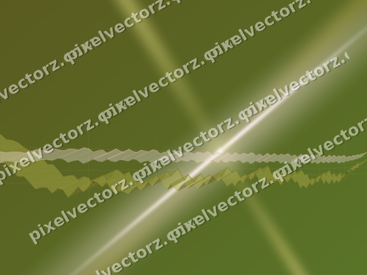 Glowing neon chart background in yellow and red