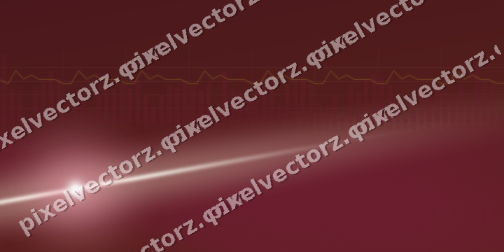 Glowing neon chart background in dark pink and red
