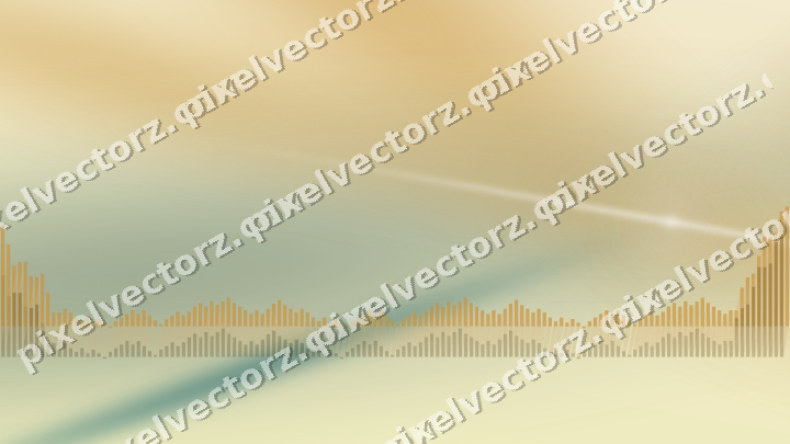 Soft pastel chart background in amber and dark teal