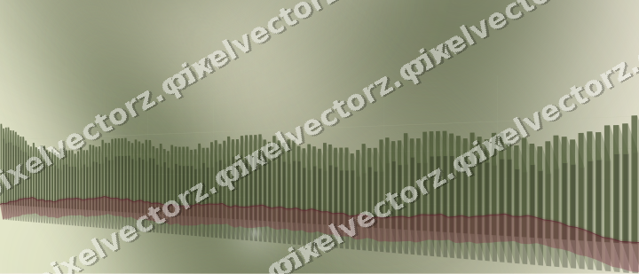 Soft pastel chart background in dark lime and dark pink
