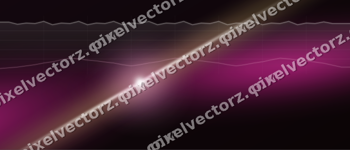 Glowing neon chart background in magenta and pink