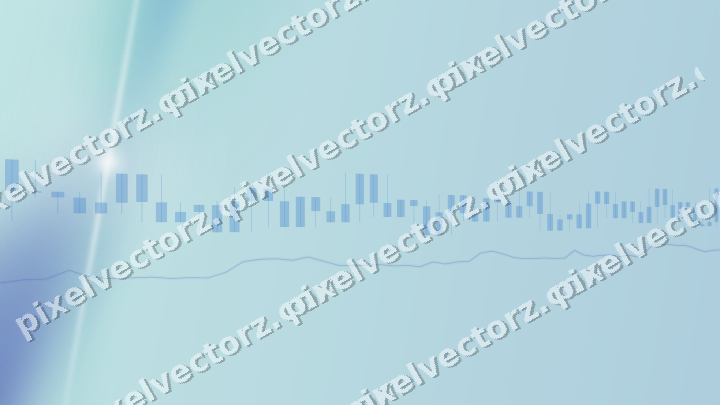 Soft pastel chart background in blue and cyan