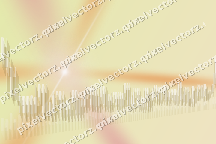 Soft pastel chart background in red and orange