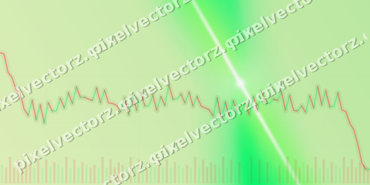 Soft pastel chart background in green and lime