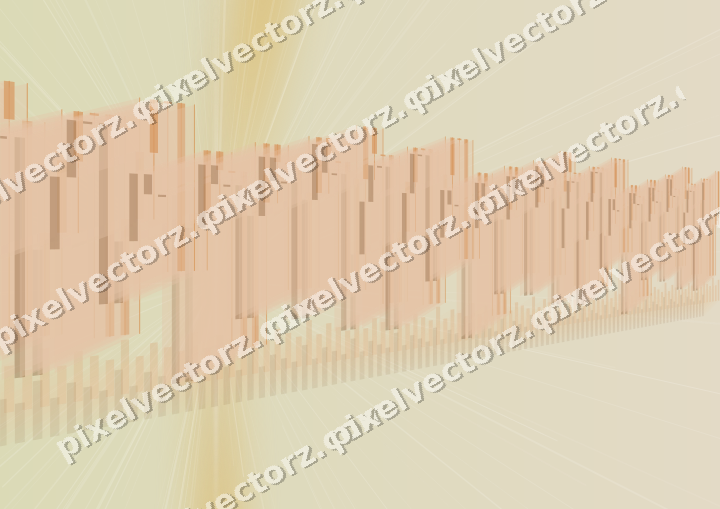 Soft pastel chart background in orange and amber