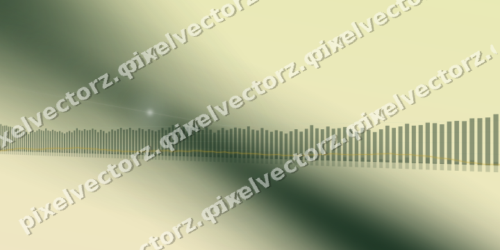 Soft pastel chart background in dark green and amber