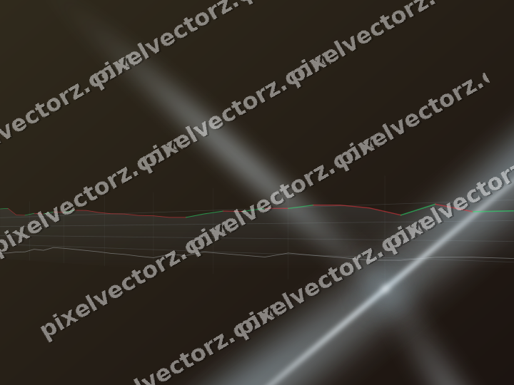 Glowing neon chart background in cyan and red