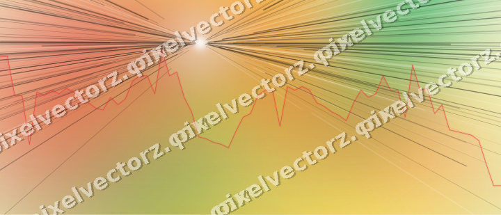 Soft pastel chart background in red and orange