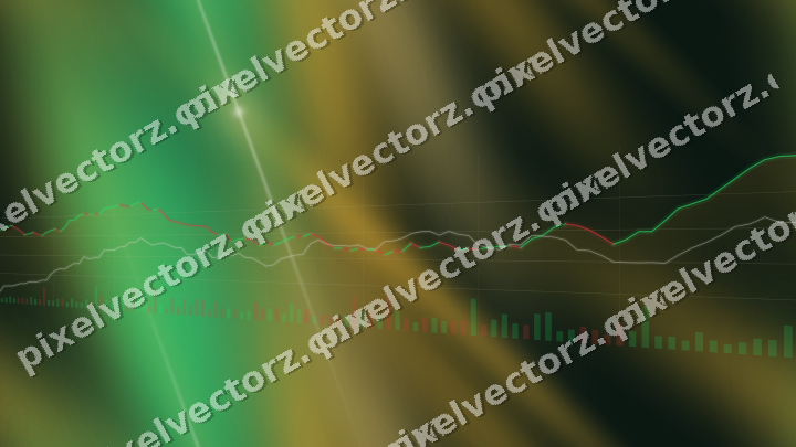 Nahtloser Neon Diagramm Hintergrund in Bernstein und Grün