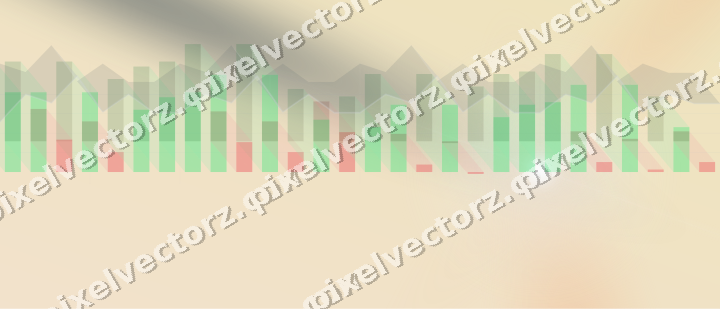Soft pastel chart background in blue and orange