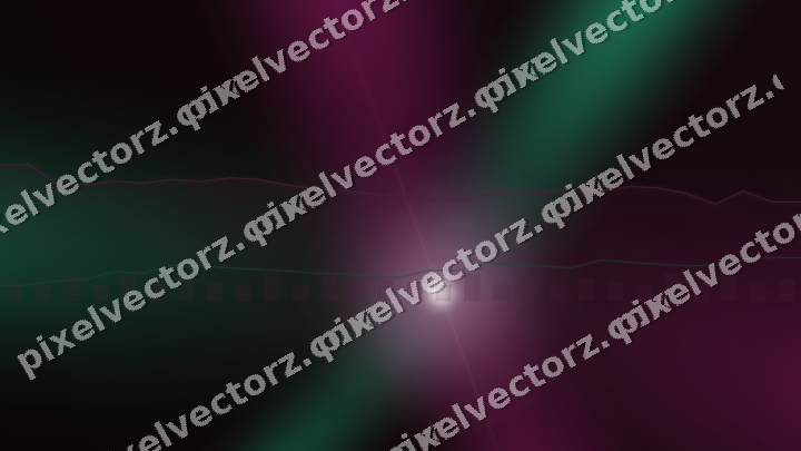 Glowing neon chart background in magenta and pink