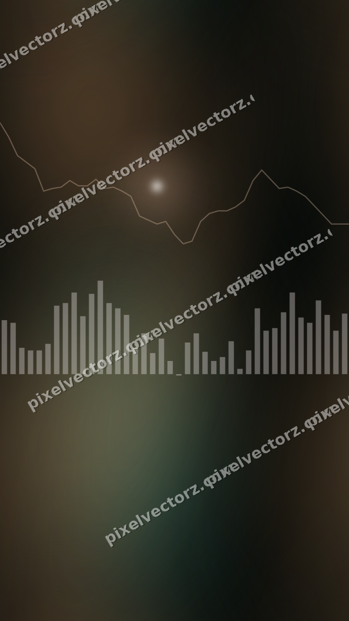 Nahtloser Neon Diagramm Hintergrund in Orange und Petrol
