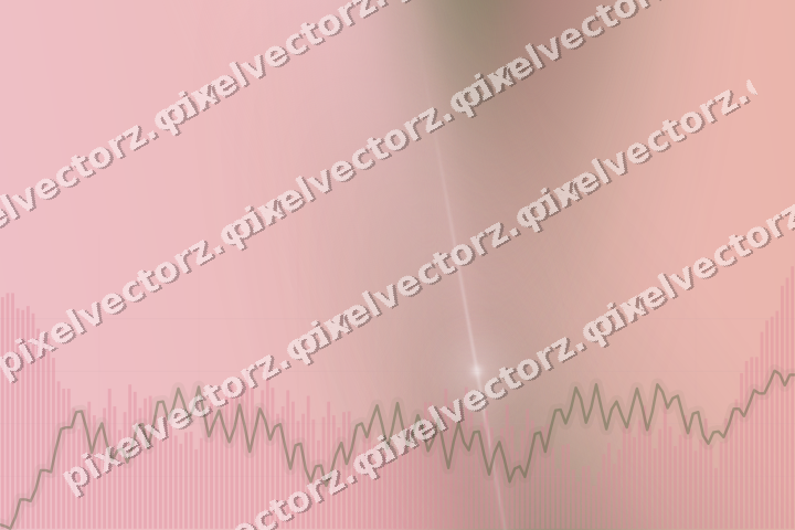 Soft pastel chart background in pink and dark lime