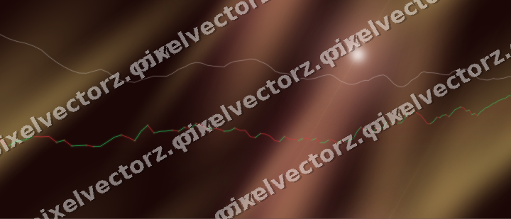 Nahtloser Neon Diagramm Hintergrund in Rot und Orange