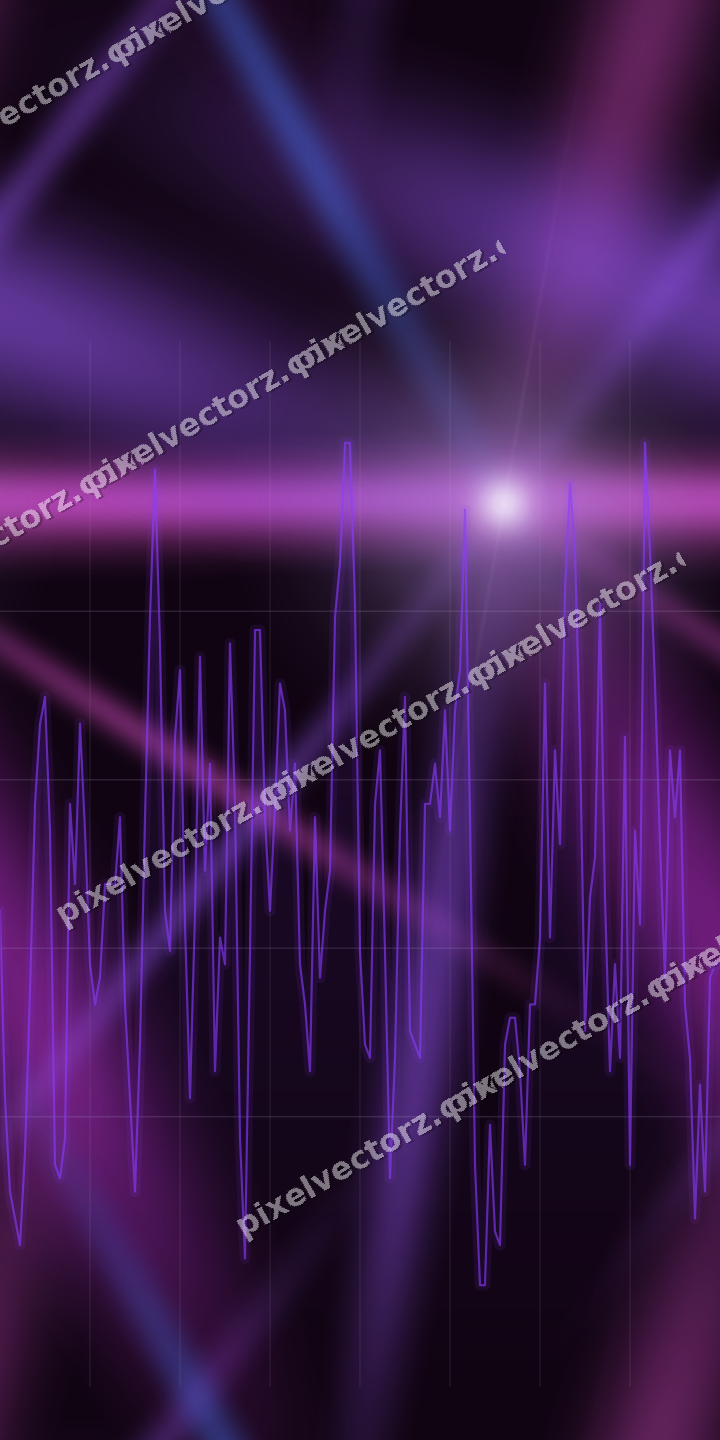 Nahtloser Neon Diagramm Hintergrund in Violett und Blau