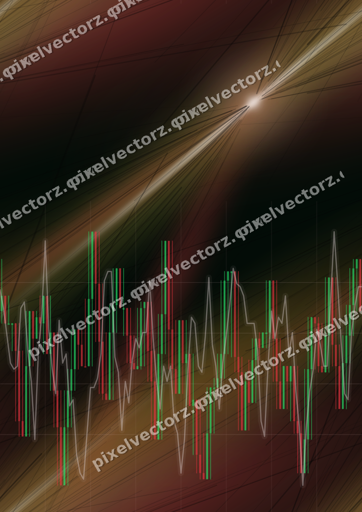 Nahtloser Neon Diagramm Hintergrund in Rot und Orange