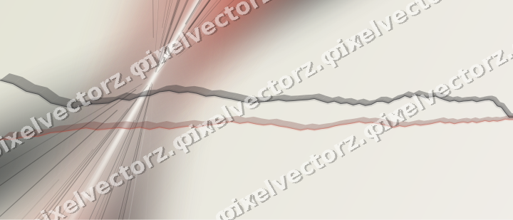 Soft pastel chart background in red and pale amber