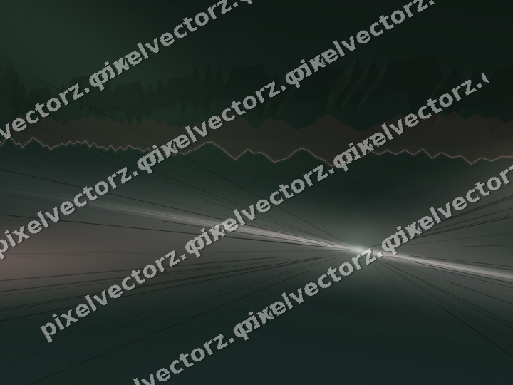 Glowing neon chart background in dark green and red