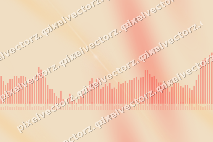 Nahtloser Pastell Diagramm Hintergrund in Rot und Orange