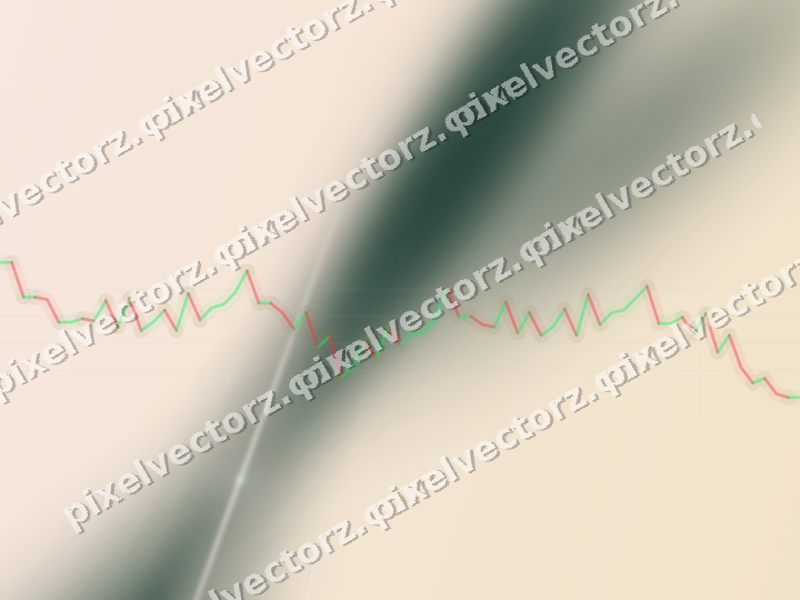 Soft pastel chart background in dark green and orange
