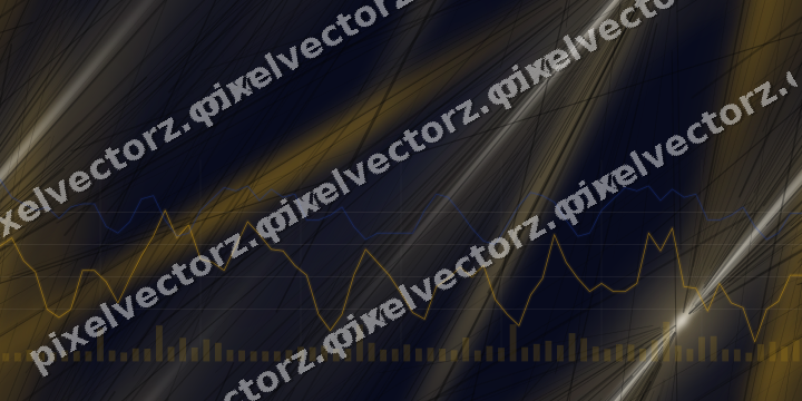 Nahtloser Neon Diagramm Hintergrund in Bernstein und Blau