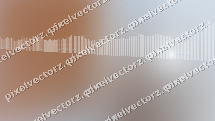 Soft pastel chart background in blue and orange
