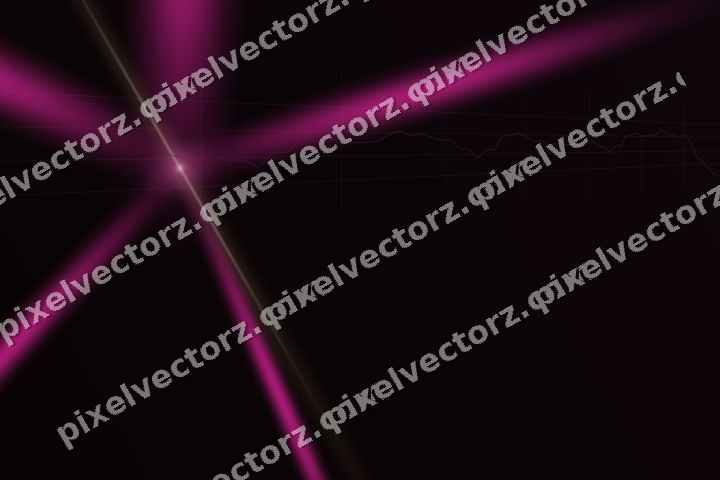 Glowing neon chart background in magenta and pink