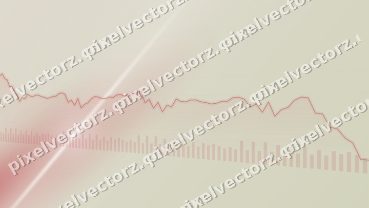 Soft pastel chart background in red and pale amber