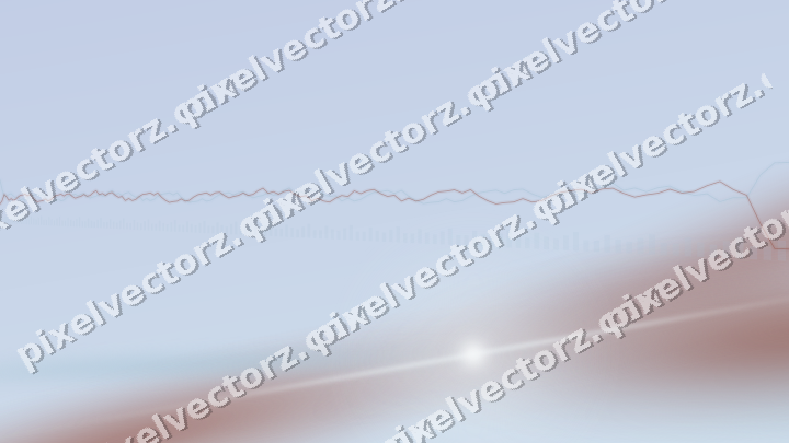Soft pastel chart background in cyan and red