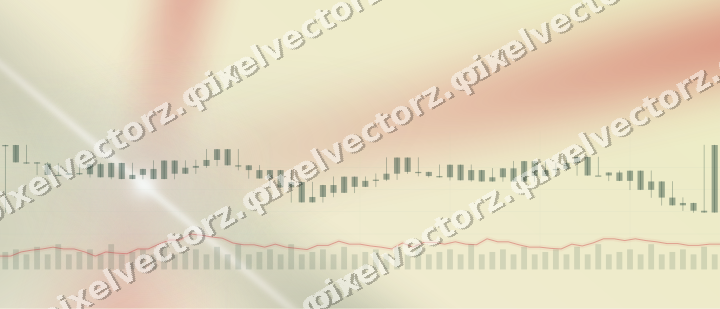 Soft pastel chart background in dark green and red