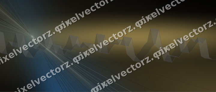 Glowing neon chart background in blue and amber