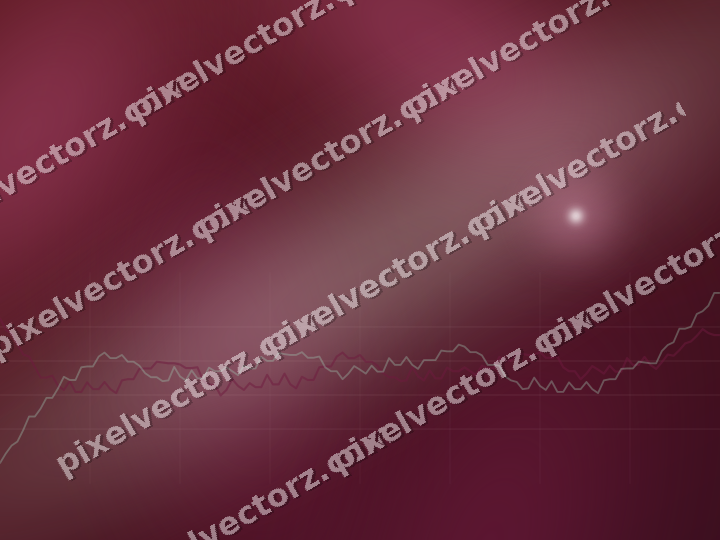 Glowing neon chart background in dark pink and green
