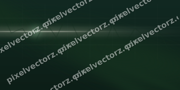 Glowing neon chart background in dark green and amber