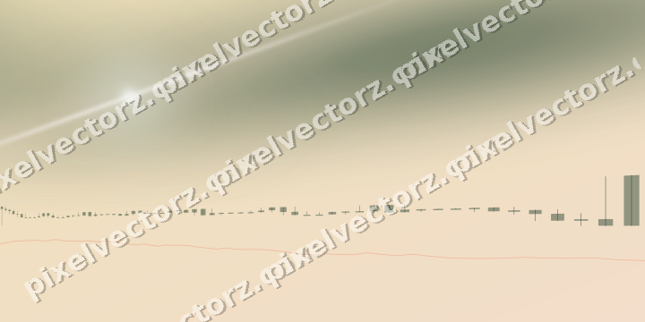 Soft pastel chart background in dark green and red