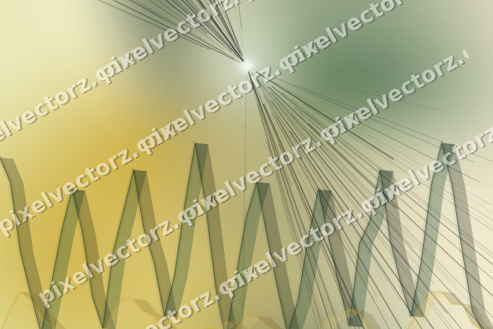 Soft pastel chart background in dark green and amber