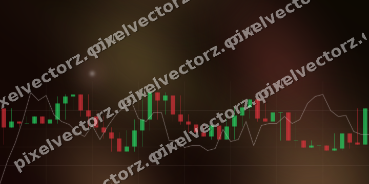 Leuchtender Neon Diagramm Hintergrund in Rot und Orange