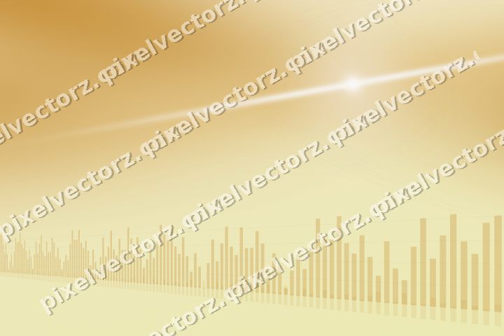 Soft pastel chart background in amber and dark teal